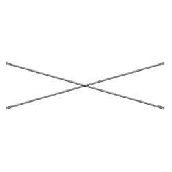 Picture of 7' Diagonal Cross Brace w/ 27.75" Lock Spacing - Notch End