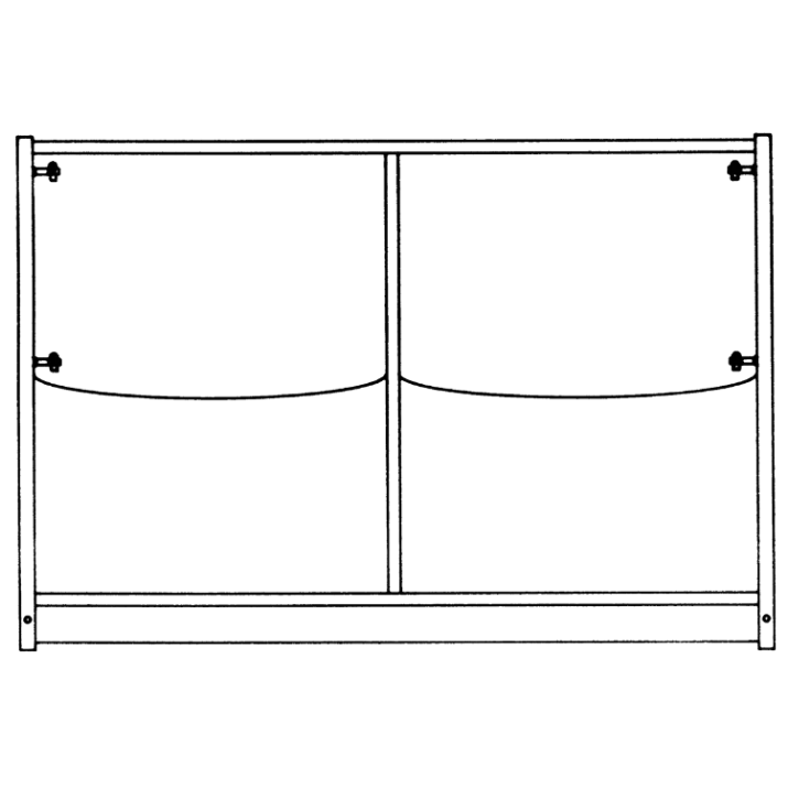 Picture of 5' End Panel w/ Toeboard - #5 Tube Size