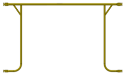 Picture of 10' Arm Brace w/ 27 3/4" Lock Spacing - Notched End