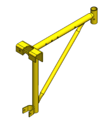 Picture of 20" End Bracket - #5 Tube Size