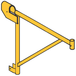 Picture of 30" Saddle Hanger w/ #7 Tube End