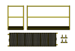 Picture of Intermediate Catwalk - 28" x 7' with Guard Rail