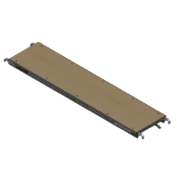 Picture of 19"W x 7'L Tuf-N-Lite Aluminum Walkboard w/ Type B Hook