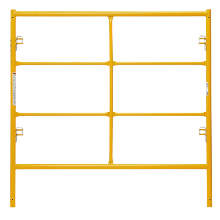 Picture of Double Step Frame - 5'W x 4'5"H - #6 Tube - C-lock at 27.75" Spacing - Random Rung Spacing