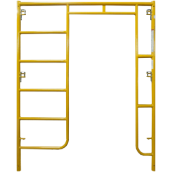 Picture of Open Climbing Ladder Frame - 5'W x 6'6"H - #6 Tube - C-lock at 27.75" Spacing