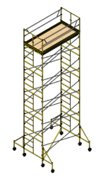 Picture of Rolling Tower Package - 10'W x 25'H - #6 Tube