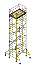Picture of Rolling Tower Package - 7'W x 25'H - #6 Tube