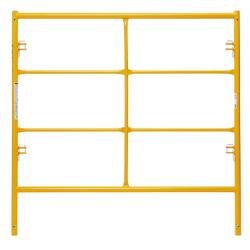 Picture of Double Step Frame - 5'W x 5'H - #7 Tube - C-lock at 27.75" Spacing - Random Rung Spacing