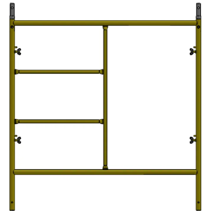 Picture of Step Frame - 5'W x 5'H - #5 Tube - J-lock at 27.75" Spacing - Random Rung Spacing - Inserts