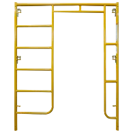 Picture of Open Climbing Ladder Frame - 5'W x 6'6"H - #7 Tube - C-lock at 27.75" Spacing