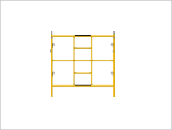 Picture of Center Access Frame - 5'W x 5'H - #6 Tube - C-lock at 27.75" Spacing - 12" Rung Spacing