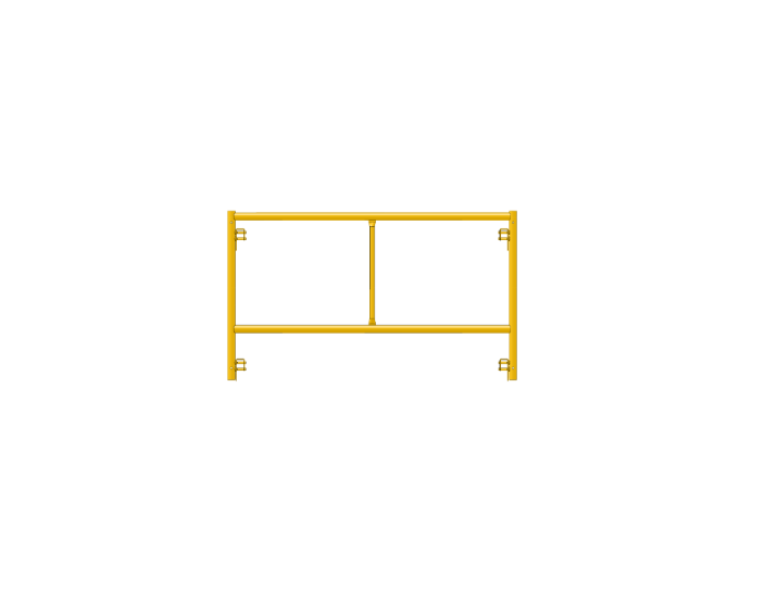 Picture of Step Frame - 5'W x 3'H - #6 Tube - C-lock at 27.75" Spacing - Random Rung Spacing