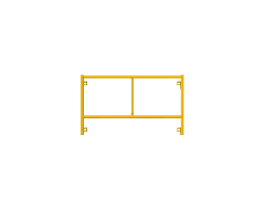 Picture of Step Frame - 5'W x 3'H - #7 Tube - C-lock at 27.75" Spacing - Random Rung Spacing