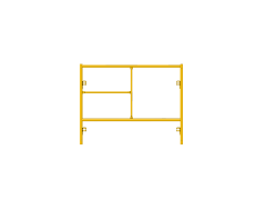 Picture of Step Frame - 5'W x 4'H - #5 Tube - C-lock at 27.75" Spacing - Random Rung Spacing