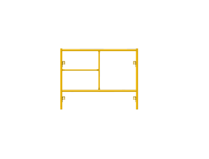 Picture of Step Frame - 5'W x 4'H - #7 Tube - C-lock at 27.75" Spacing - Random Rung Spacing