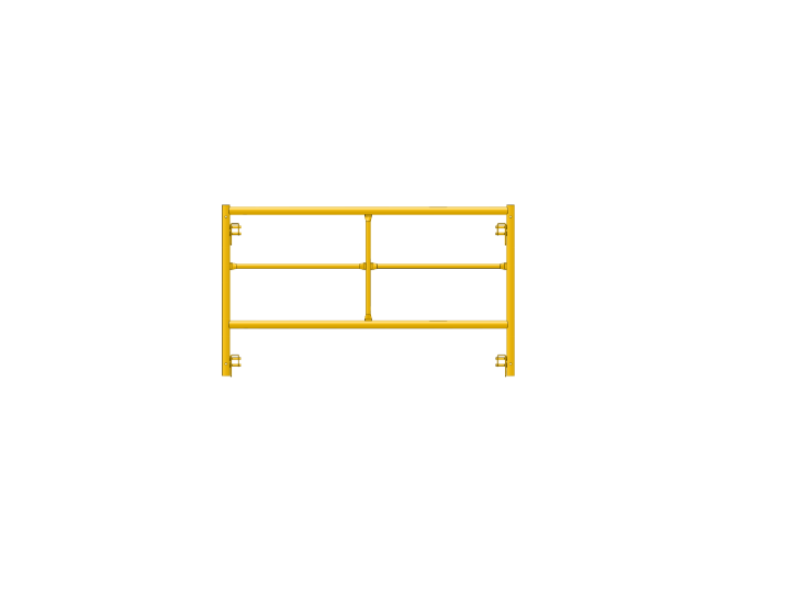 Picture of Double Step Frame - 5'W x 3'H - #6 Tube - C-lock at 27.75" Spacing - 12" Rung Spacing