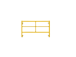 Picture of Double Step Frame - 5'W x 3'H - #7 Tube - C-lock at 27.75" Spacing - Random Rung Spacing