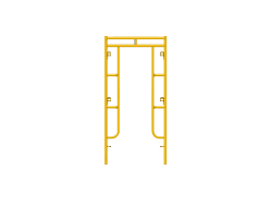 Picture of Open End Frame - 3'W x 6'6"H - #6 Tube - C-lock at 27.75" Spacing - Closed Cane