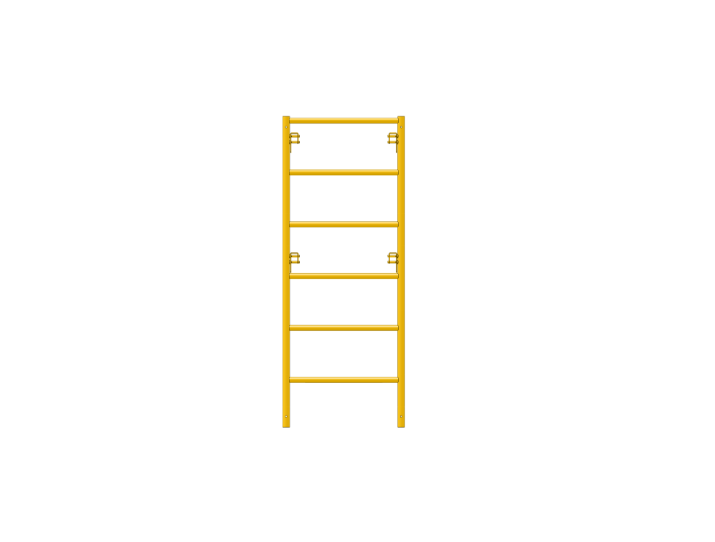 Picture of Ladder Frame - 28"W x 6'H - #5 Tube - C-lock at 27.75" Spacing - 12" Rung Spacing