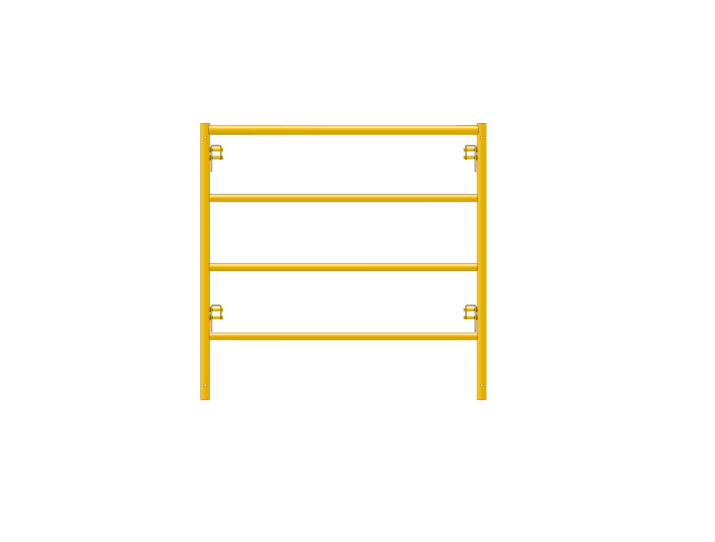 Picture of Ladder Frame - 4'W x 4'H - #5 Tube - C-lock at 27.75" Spacing - 12" Rung Spacing