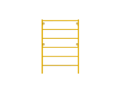 Picture of Ladder Frame - 4'W x 6'H - #5 Tube - C-lock at 27.75" Spacing - 12" Rung Spacing