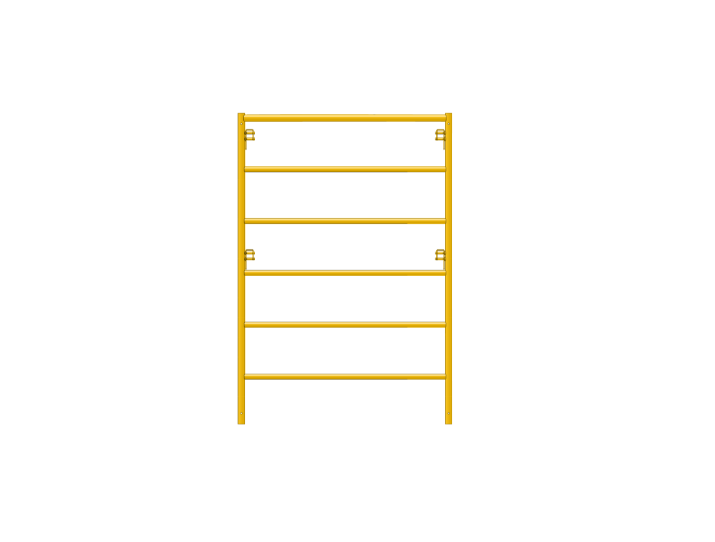 Picture of Ladder Frame - 4'W x 6'H - #5 Tube - C-lock at 27.75" Spacing - 12" Rung Spacing
