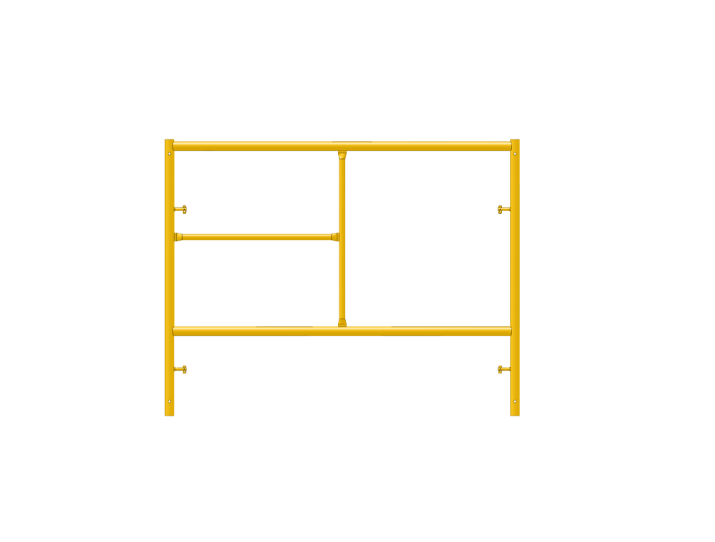 Picture of Step Frame - 5'W x 4'H - #6 Tube - F-lock at 27.75" Spacing - Random Rung Spacing