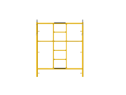 Picture of Center Access Frame - 5'W x 6'H - #7 Tube - T-lock at 27.75" Spacing - 12" Rung Spacing