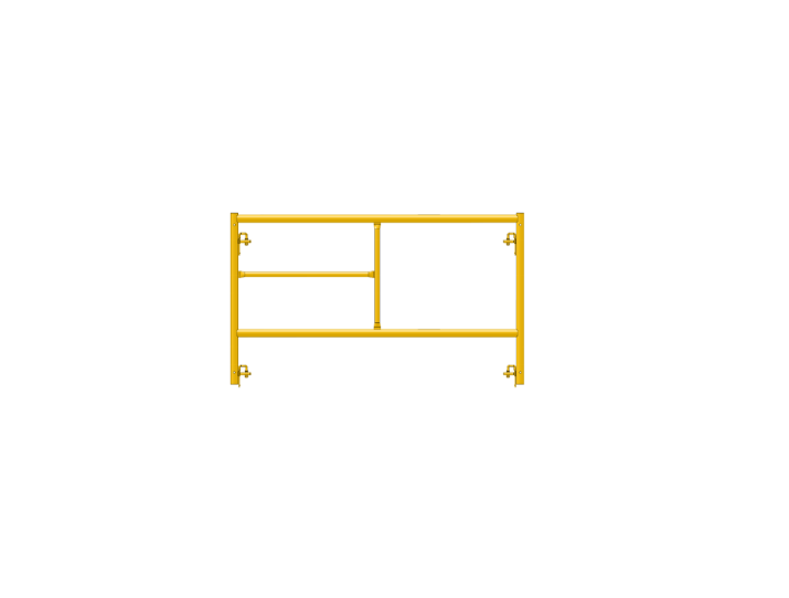 Picture of Step Frame - 5'W x 3'H - #6 Tube - U-lock at 27.75" Spacing - 12" Rung Spacing