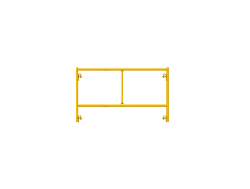 Picture of Step Frame - 5'W x 3'H - #6 Tube - U-lock at 27.75" Spacing - Random Rung Spacing