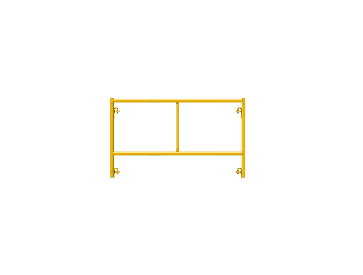 Picture of Step Frame - 5'W x 3'H - #6 Tube - U-lock at 27.75" Spacing - Random Rung Spacing
