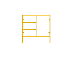 Picture of Step Frame - 5'W x 5'H - #6 Tube - U-lock at 27.75" Spacing - Random Rung Spacing