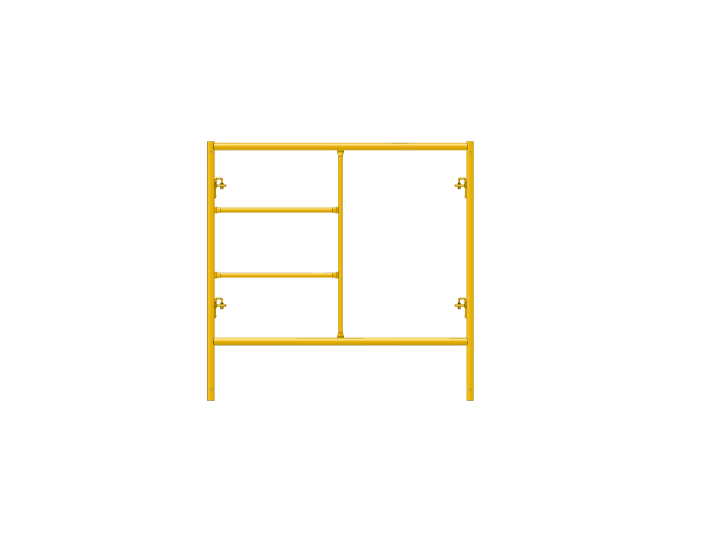 Picture of Step Frame - 5'W x 5'H - #6 Tube - U-lock at 27.75" Spacing - Random Rung Spacing