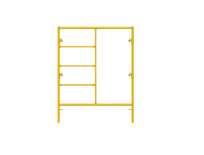 Picture of Step Frame - 5'W x 6'5"H - #6 Tube - U-lock at 27.75" Spacing - Random Rung Spacing