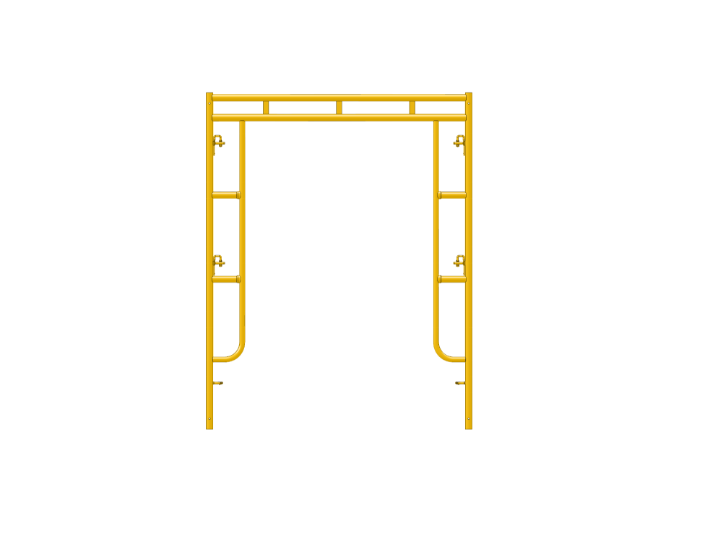 Picture of Open End Frame - 5'W x 6'6"H - #6 Tube - U-lock at 27.75" Spacing - Closed Cane