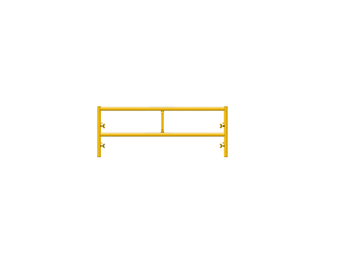 Picture of Step Frame - 5'W x 2'H - #5 Tube - J-lock at 9.375" Spacing - 12" Rung Spacing