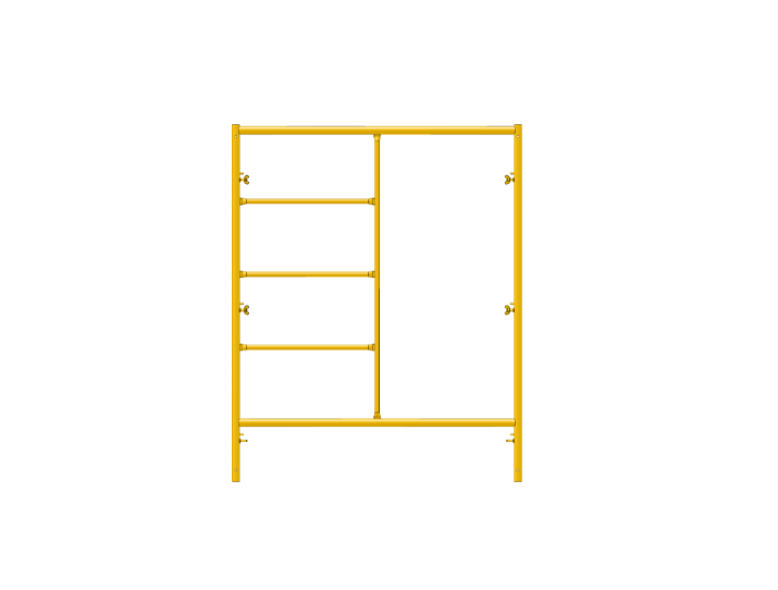 Picture of Step Frame - 5'W x 6'4"H - #7 Tube - J-lock at 27.75" Spacing - Random Rung Spacing