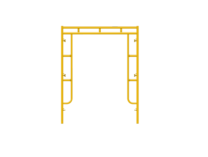 Picture of Open End Frame - 5'W x 6'6"H - #6 Tube - J-lock at 27.75" Spacing - Closed Cane
