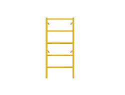 Picture of Ladder Frame - 28"W x 5'H - #5 Tube - J-lock at 27.75" Spacing - 12" Rung Spacing