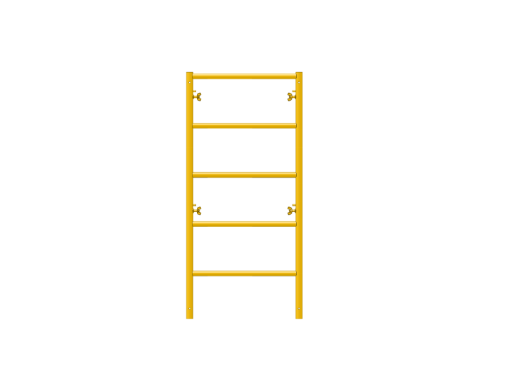 Picture of Ladder Frame - 28"W x 5'H - #5 Tube - J-lock at 27.75" Spacing - 12" Rung Spacing