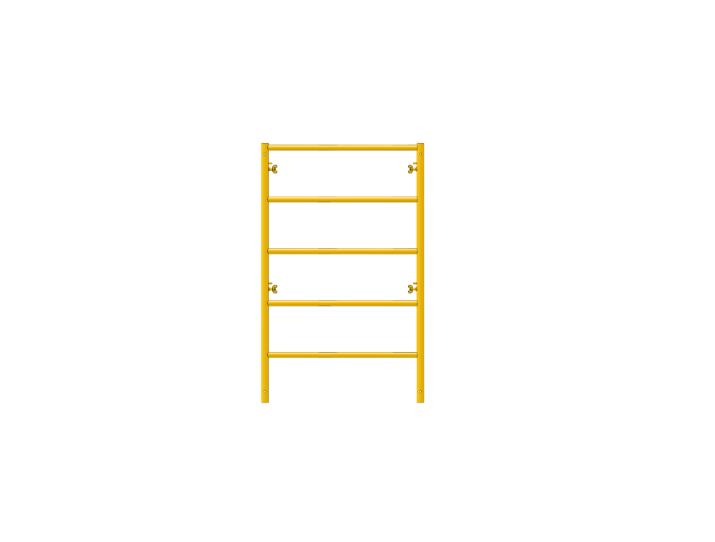 Picture of Ladder Frame - 3'W x 5'H - #5 Tube - J-lock at 27.75" Spacing - 12" Rung Spacing