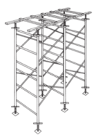 Picture of Shoring Frame - 4'W x 5'H - #8 Tube - T-lock at 27.75" Spacing