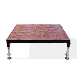 Picture of Deck-4ft x 4ft-Faux Plank-Pecan Stain