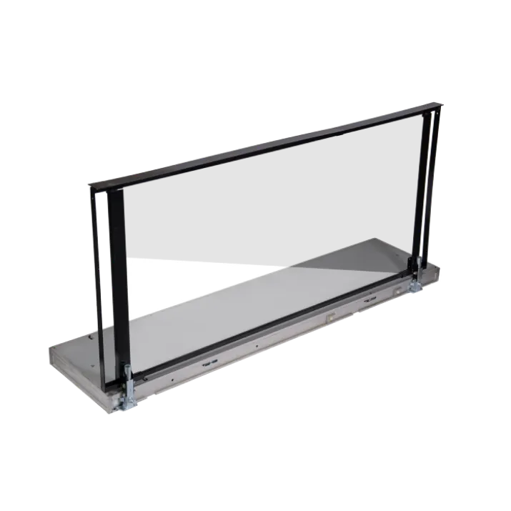 Kit-ST 8100 8ft Guard Rail For Plexi Glass