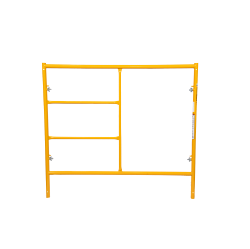 Picture of Step Frame - 5'W x 4'6"H - #6 Tube - J-lock at 27.75" Spacing - Random Rung Spacing