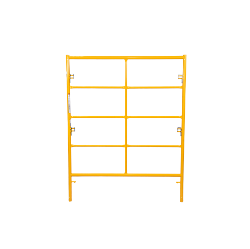 Picture of Double Step Frame - 5'W x 6'4"H - #7 Tube - C-lock at 27.75" Spacing - Random Rung Spacing