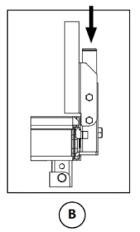 Step B - Pivot and click T-Lock