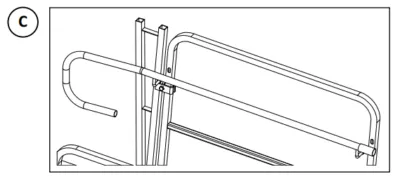 L-bolts in guard rail