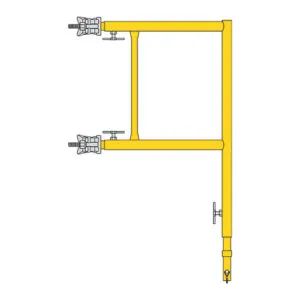 Biljax scaffold end guard rail
